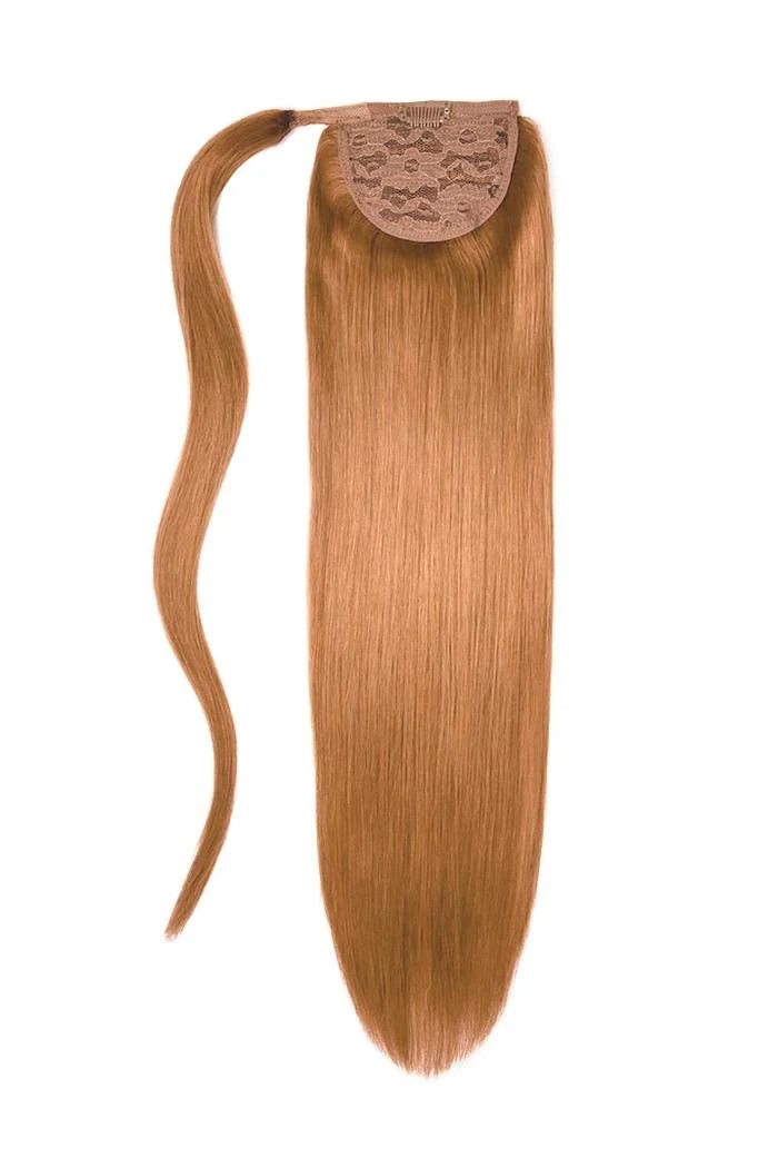 14" Mini Straight Up Wrap Around Ponytail Extension - Image 30