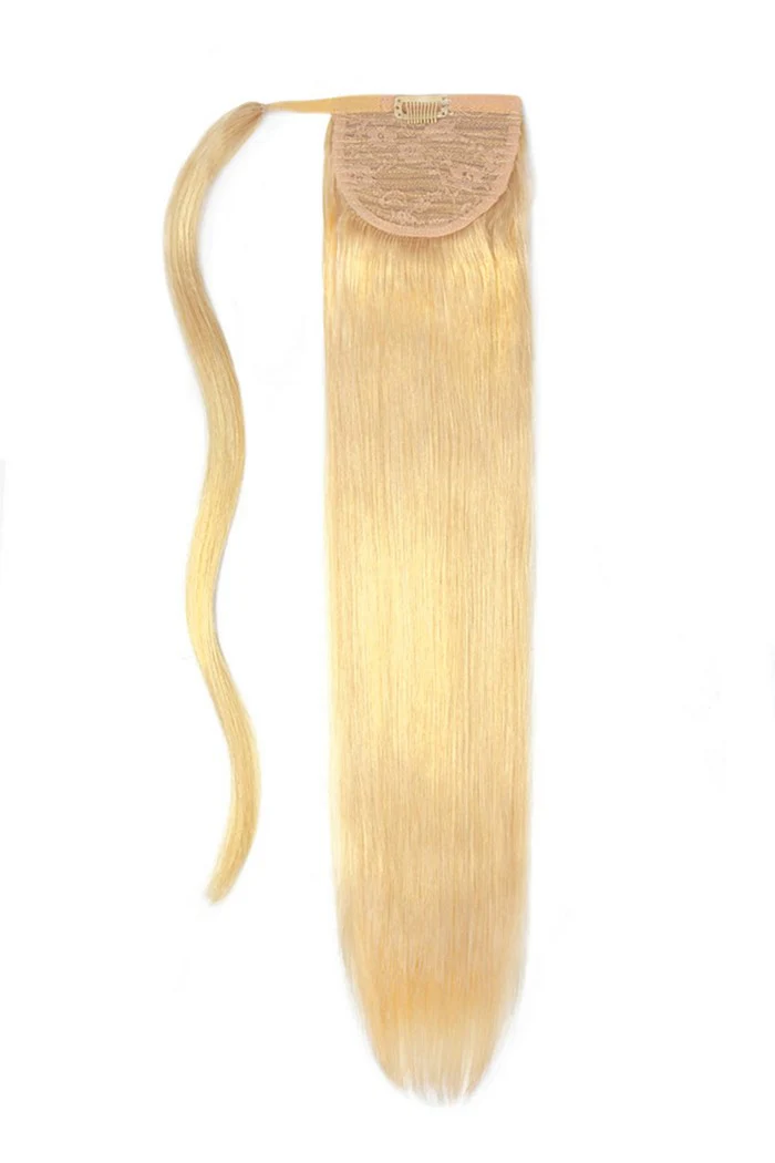 14" Mini Straight Up Wrap Around Ponytail Extension - Image 34