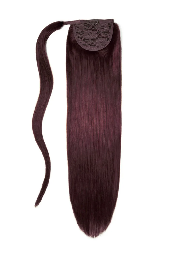 14" Mini Straight Up Wrap Around Ponytail Extension - Image 36