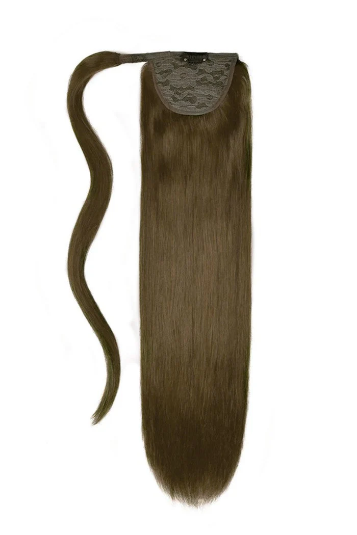 14" Mini Straight Up Wrap Around Ponytail Extension - Image 39