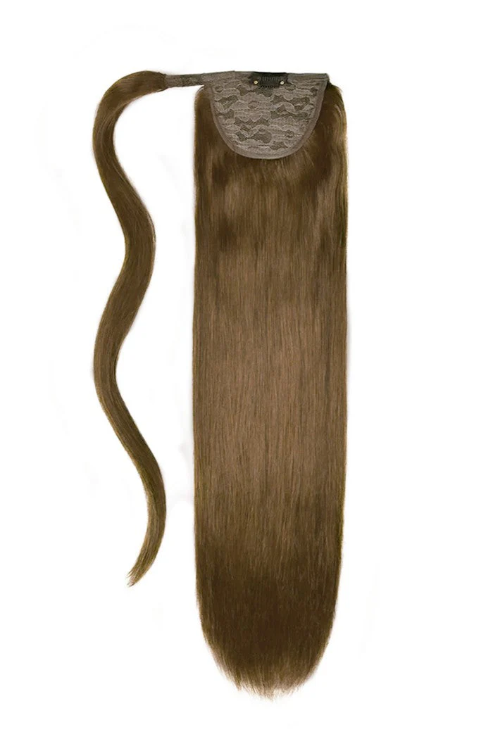 14" Mini Straight Up Wrap Around Ponytail Extension - Image 40
