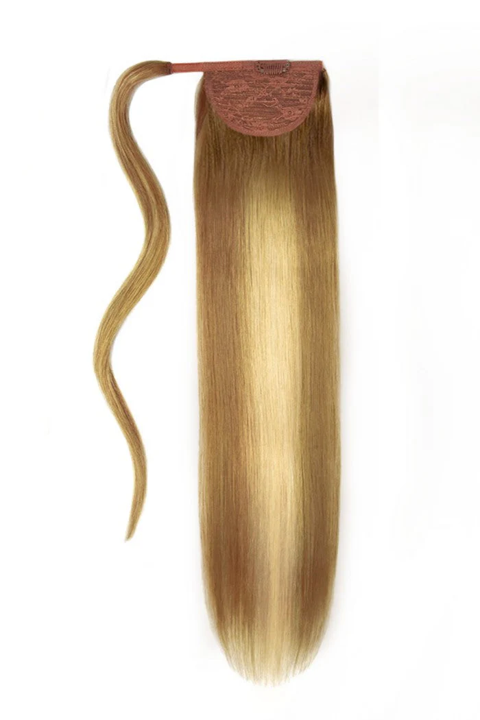 14" Mini Straight Up Wrap Around Ponytail Extension - Image 48