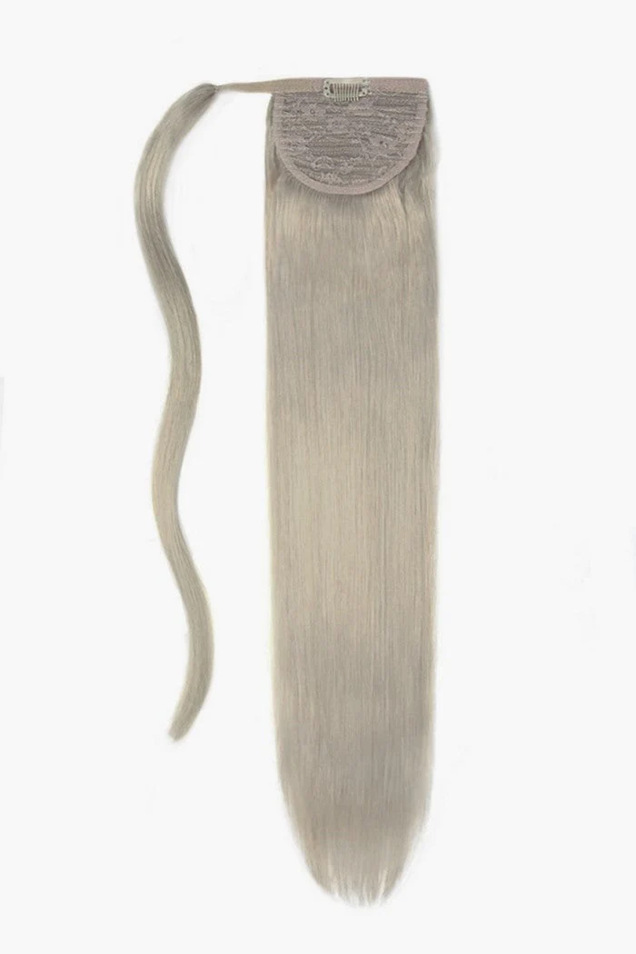 20" Classic Straight Up Wrap Around Ponytail Extension - Image 41