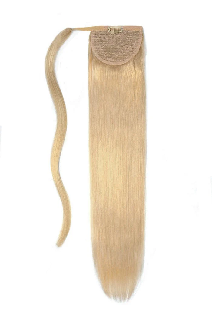20" Classic Straight Up Wrap Around Ponytail Extension - Image 43