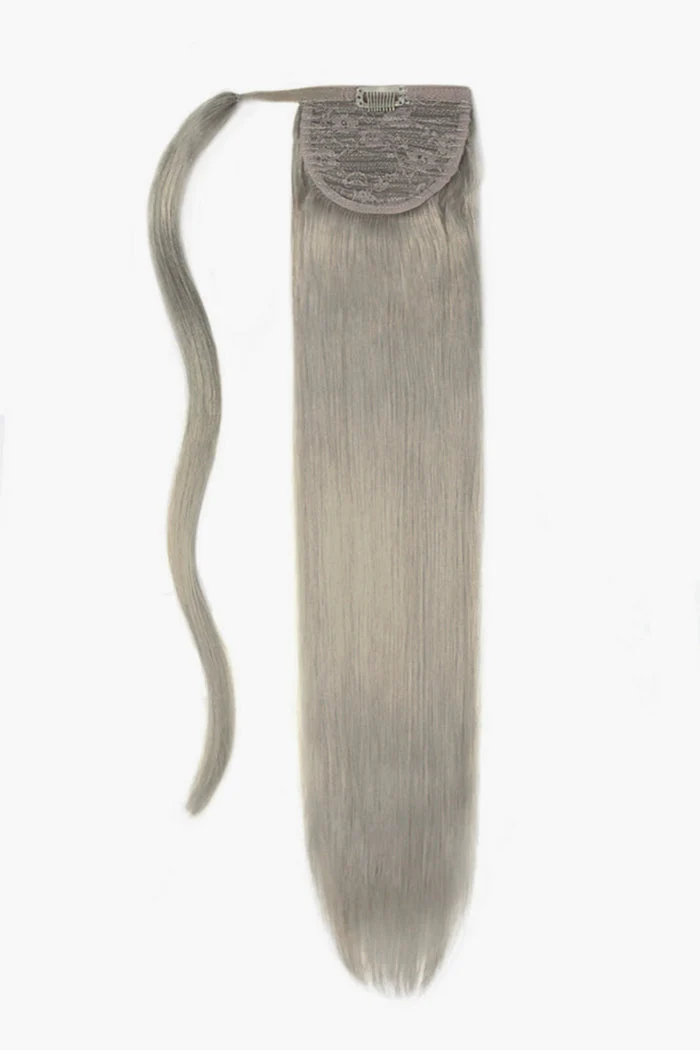 20" Classic Straight Up Wrap Around Ponytail Extension - Image 55