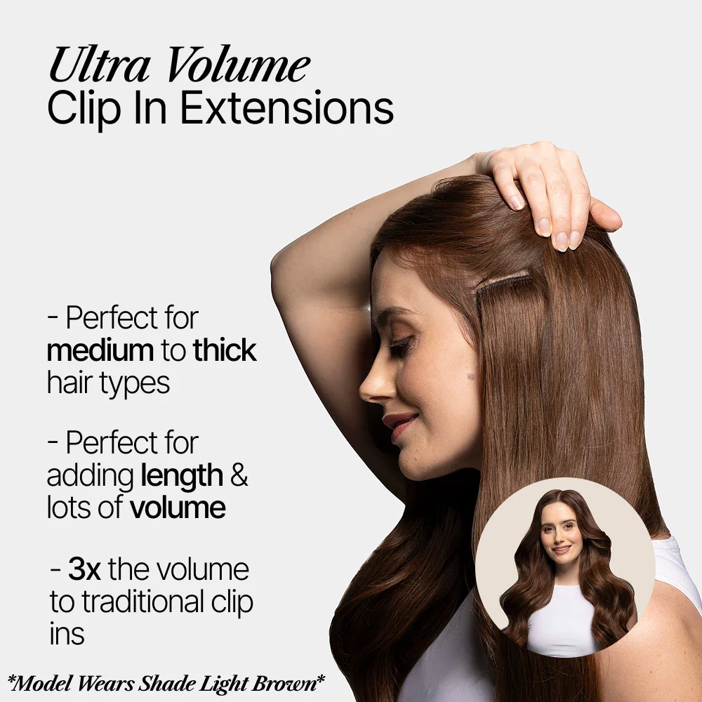22" Ultra-Volume Clip In Full Head Set (240g) - Image 26