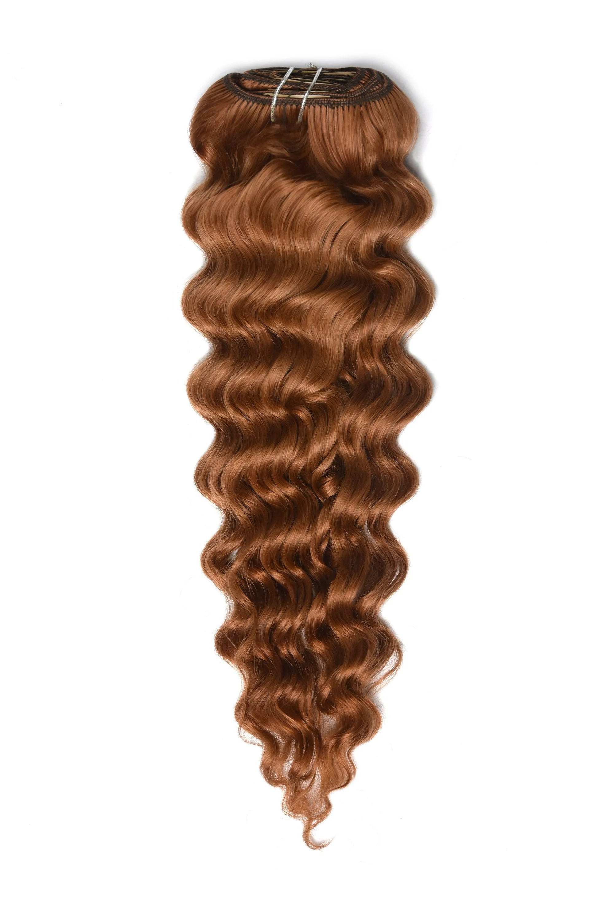 Flaming Ginger (#350) Curly Clip In Hair Extensions