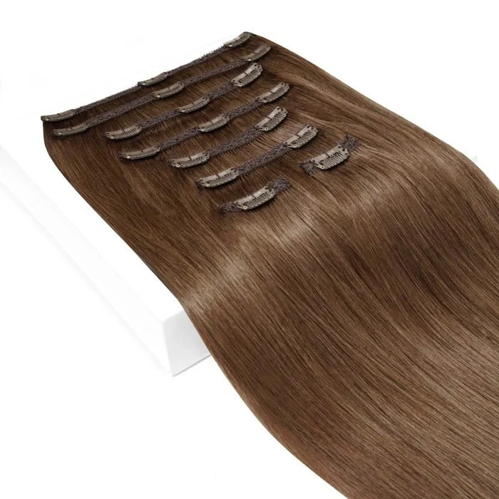 Light/Chestnut Brown (#6) Ultra-Volume Clip In Full Head Set (240-300G) - Image 2