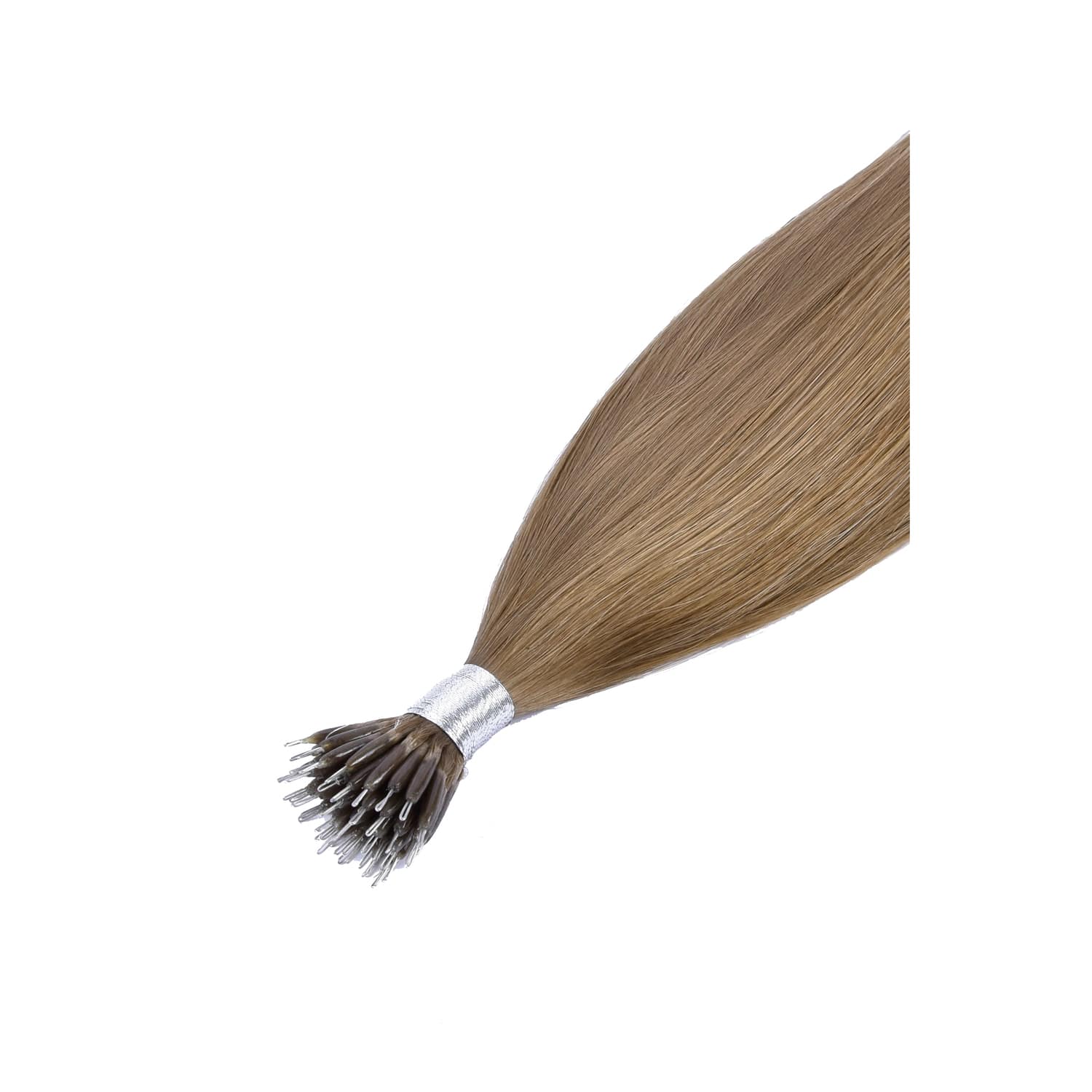 Dark Blonde (#14) Nano Ring Hair Extensions - Image 2