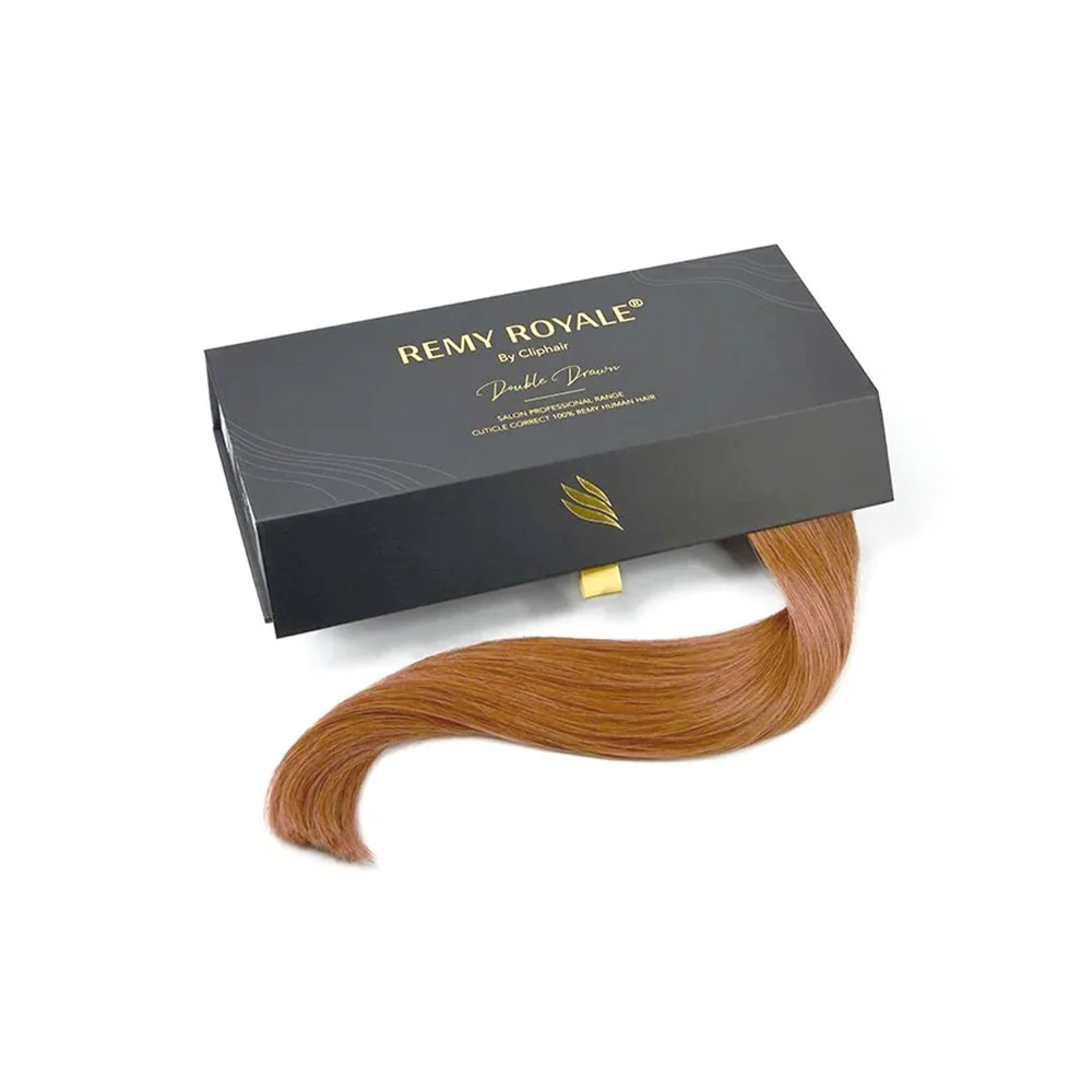 Light Auburn (#30) Nano Ring Hair Extensions - Image 3