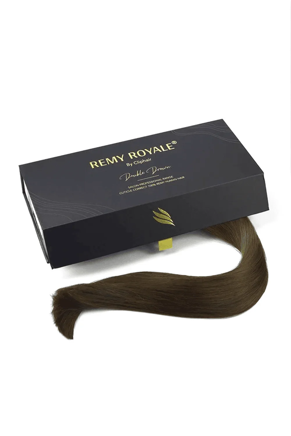 Medium Brown (#4) Nano Ring Hair Extensions - Image 3