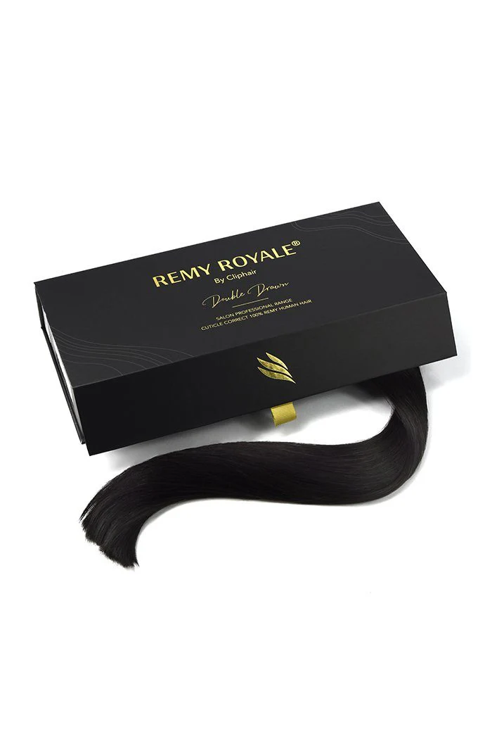 Natural/Off Black (#1B) Nano Ring Hair Extensions - Image 3