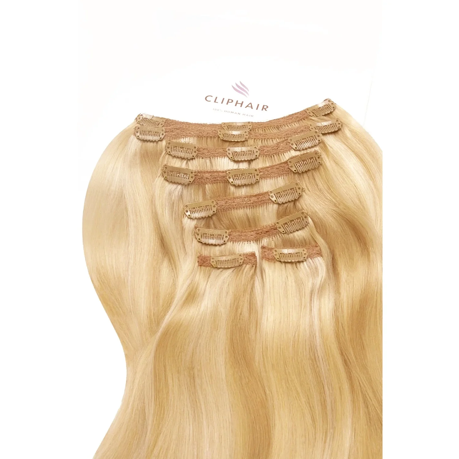 Natural Sandy Blonde (#12/16/613) Ultra-Volume Clip In Full Head Set (240-300G)