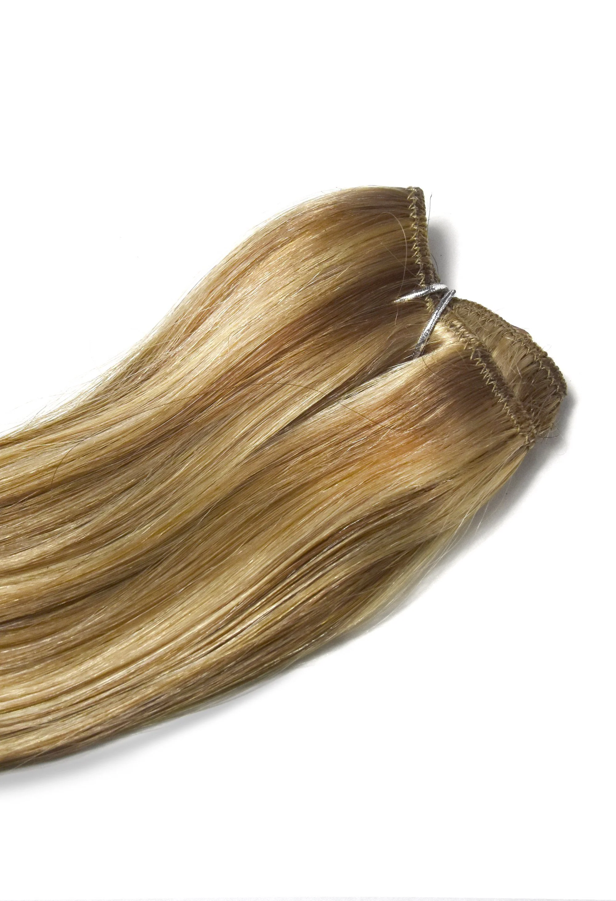 Butterscotch Blonde (#10/16) One Piece Clip In Hair Extensions (Top-Up) - Image 2