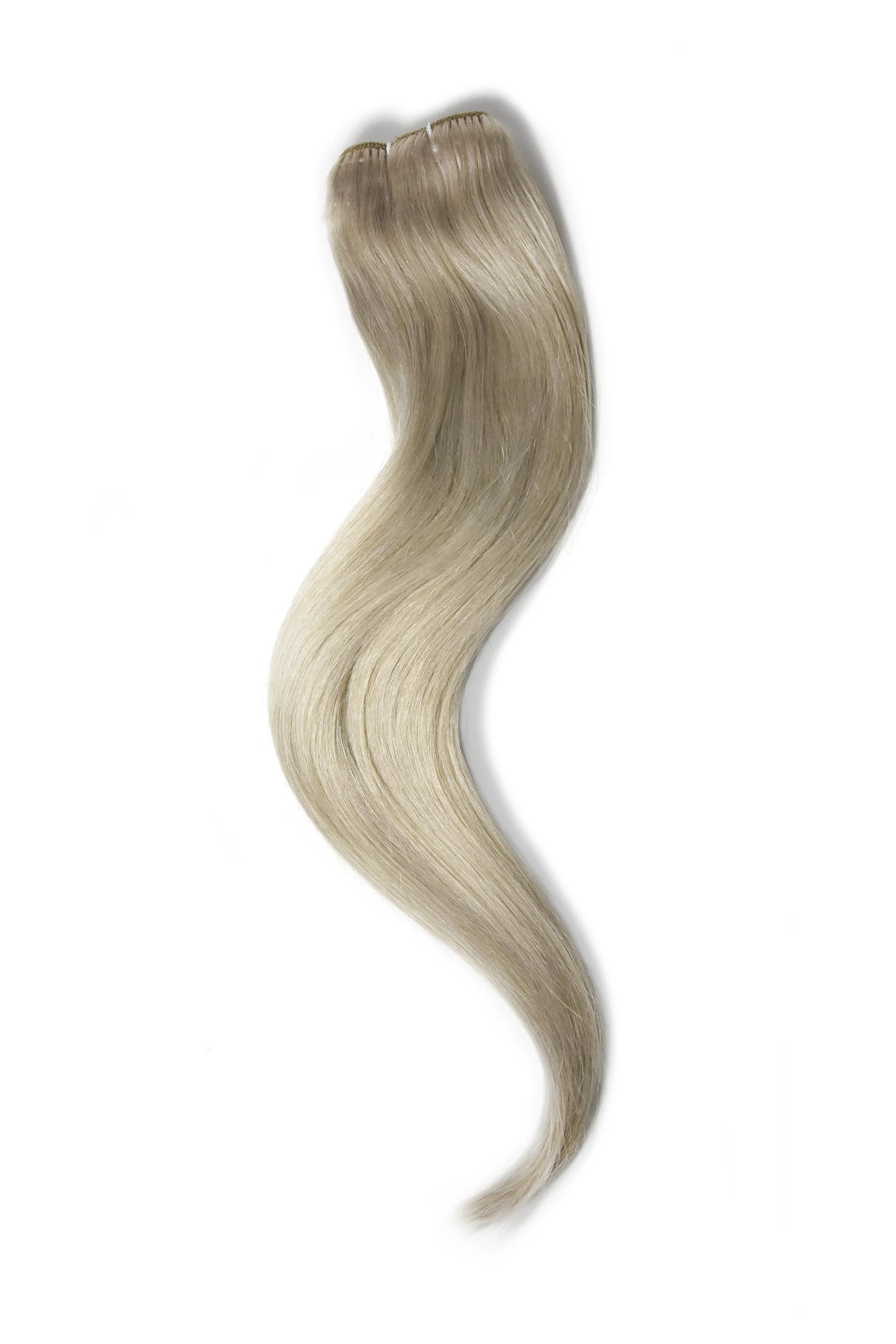 Silver Sand (#SS) One Piece Clip In Hair Extensions (Top-Up) - Image 3