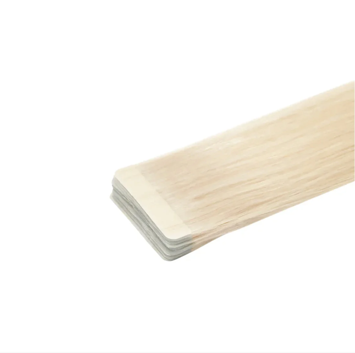 Remy Royale Double Drawn Tape Hair Extensions - Bleach Blonde (#613) - Image 2
