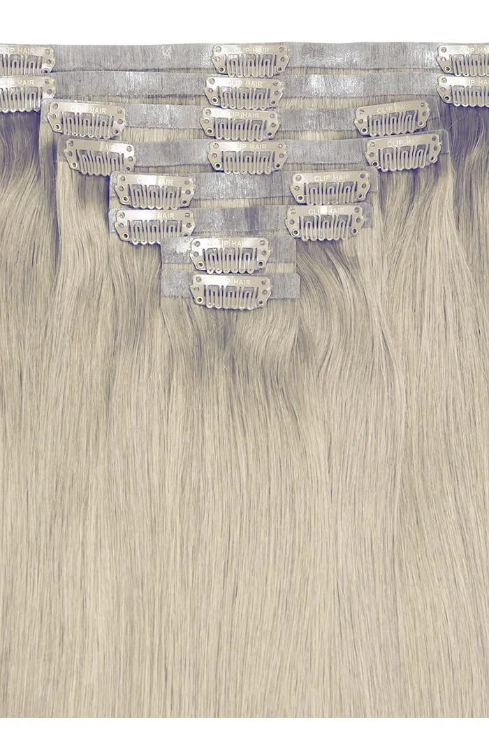 Remy Royale Seamless Clip ins - Silver Sand (#SS) - Image 2
