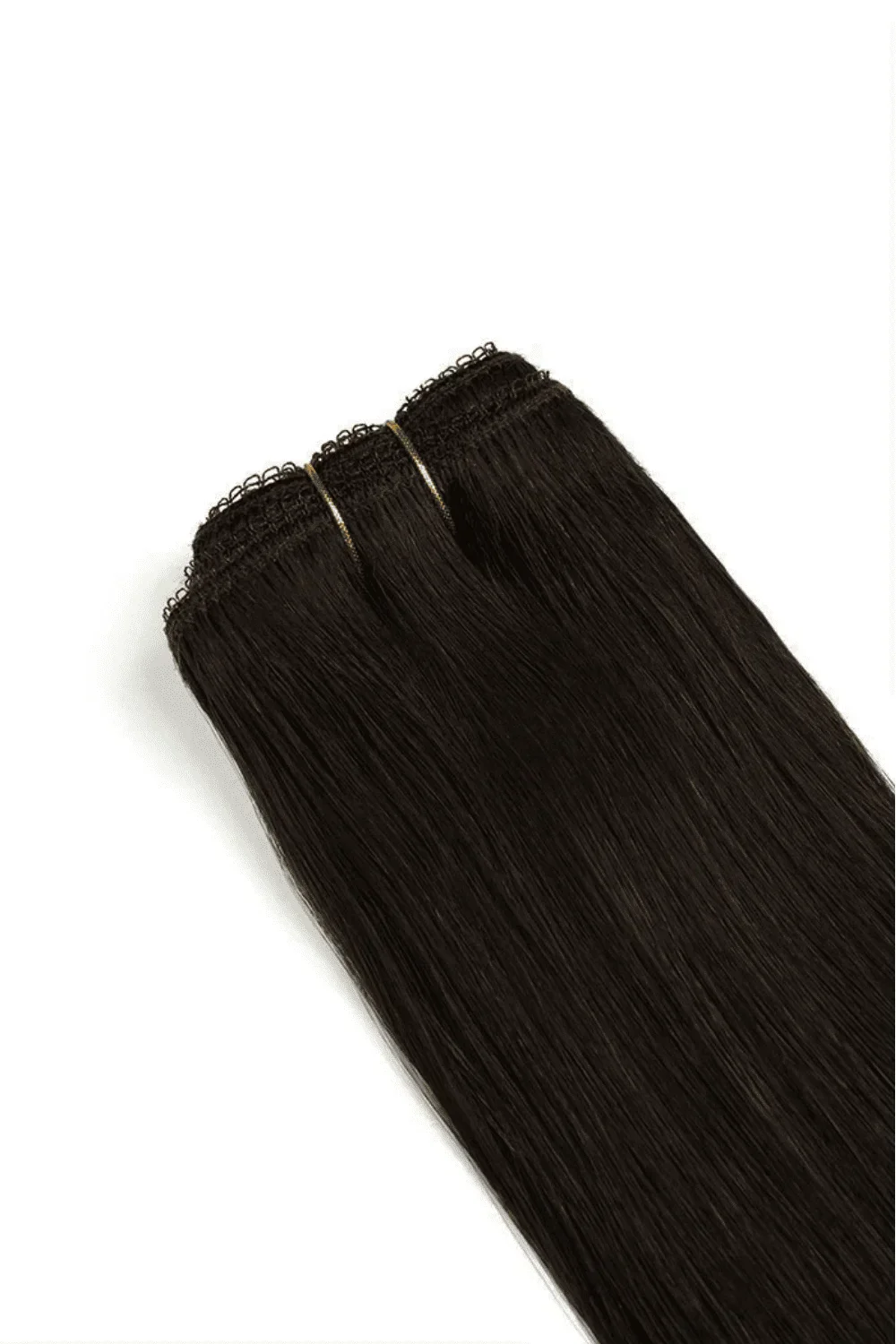 Darkest Brown (#2) Remy Royale Double Drawn Weave Extensions - Image 5