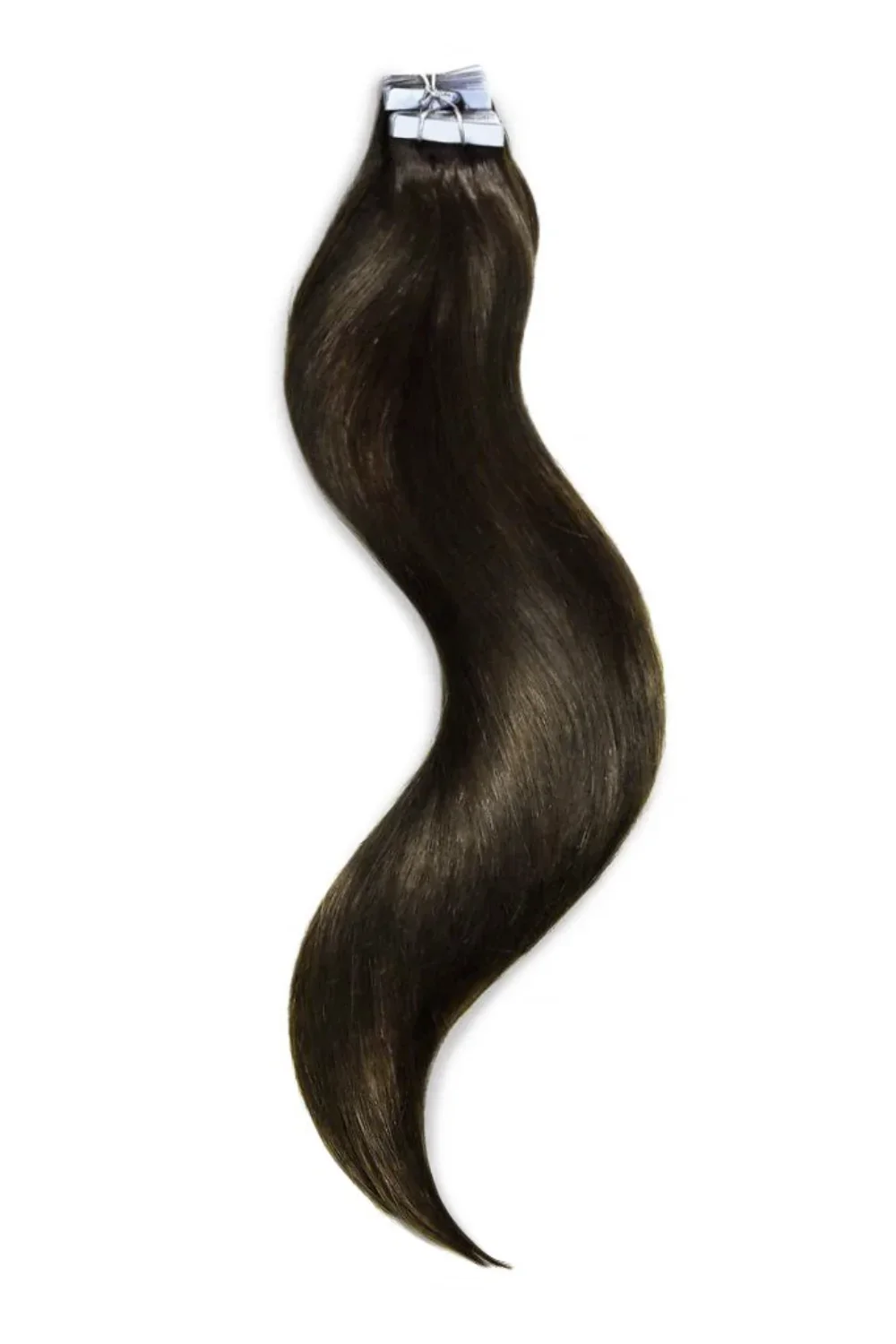 Dark Brown (#3) Tape In Hair Extensions